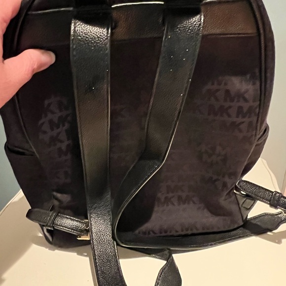 Michael Kors Monogram Black Backpack main image 6